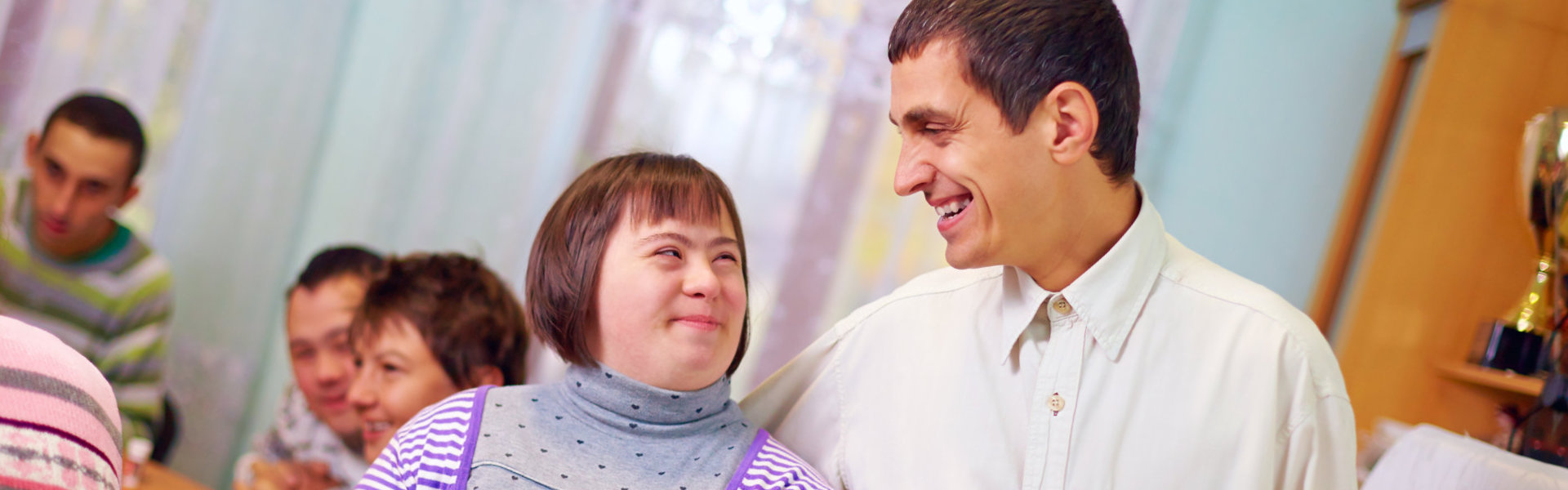 guy having fun with the lady